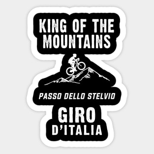 PASSO DELLO STELVIO King of the mountains Giro d`Italia For The Cycling Fans Sticker